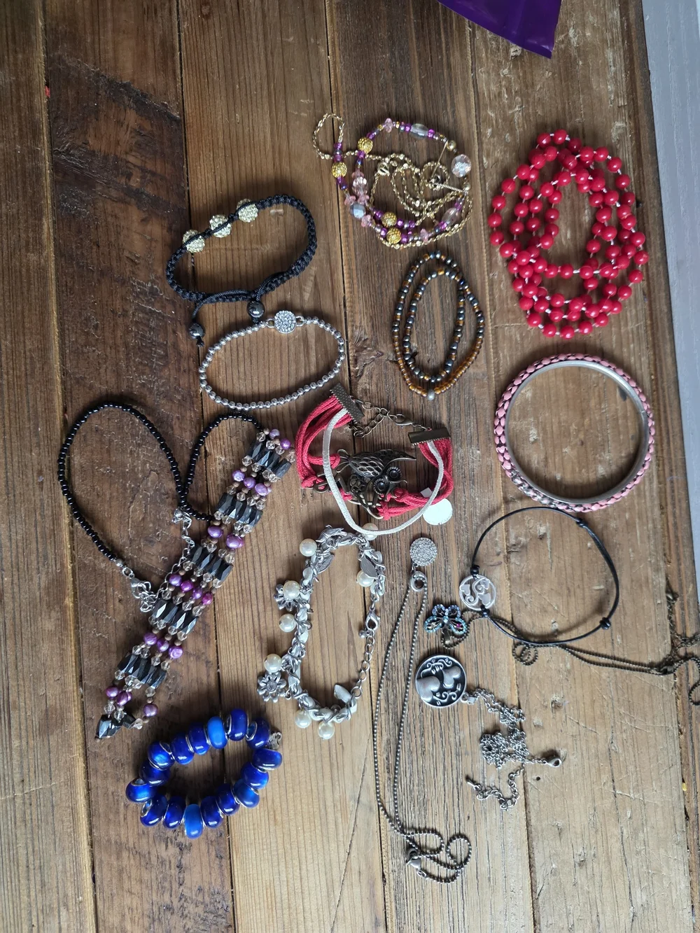 Girls Grab Bag! Assortment Of Bracelets, Necklaces, And Anklets!